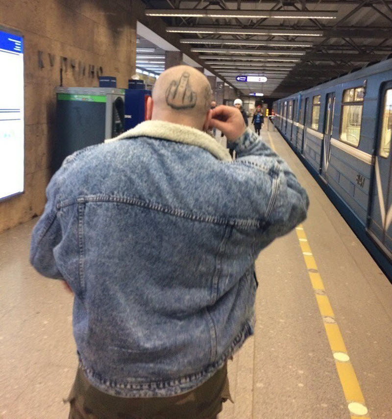 Модники из российского метрополитена