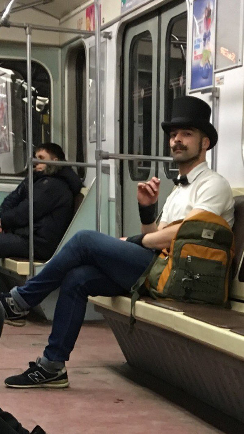 Модники из российского метрополитена