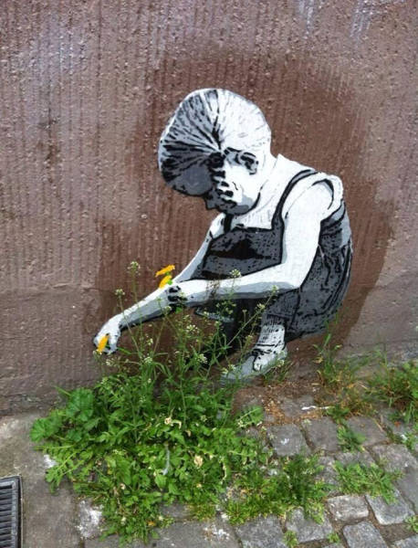 Природа в уличном искусстве