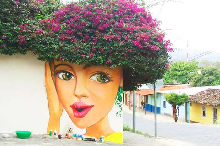 Природа в уличном искусстве