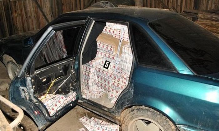 Неудачные попытки контрабанды сигарет на Белорусско-Польской границе