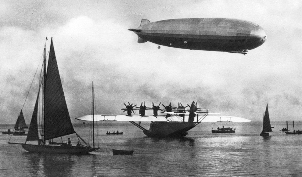 Грандиозный летающий дворец-лодка «Дорнье» Грандиозный летающий дворец-лодка «Дорнье»