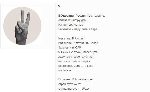 Что означают жесты в разных странах (6 фото)