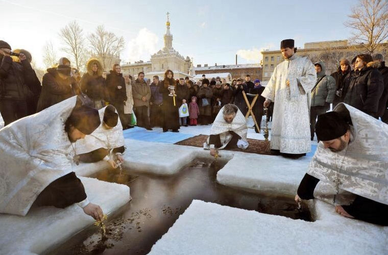 Лучшие проруби для крещенских купаний Лучшие проруби для крещенских купаний