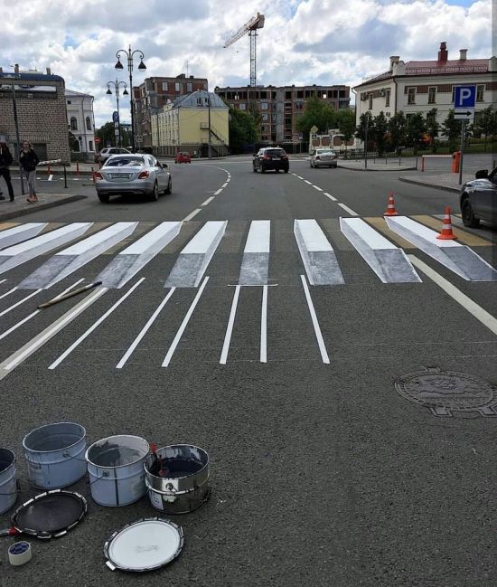 Приключения 3D «зебры» в Казани
