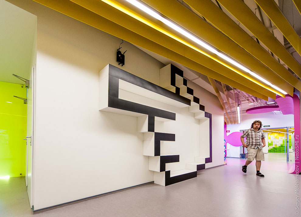 Необычный офис Яндекса Необычный офис Яндекса