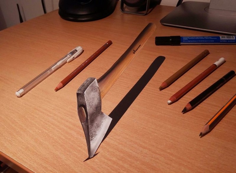 Удивительные 3D-рисунки от сербского художника