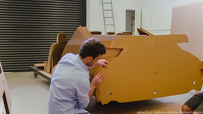 Как сделать настоящий Lexus из картона Как сделать настоящий Lexus из картона