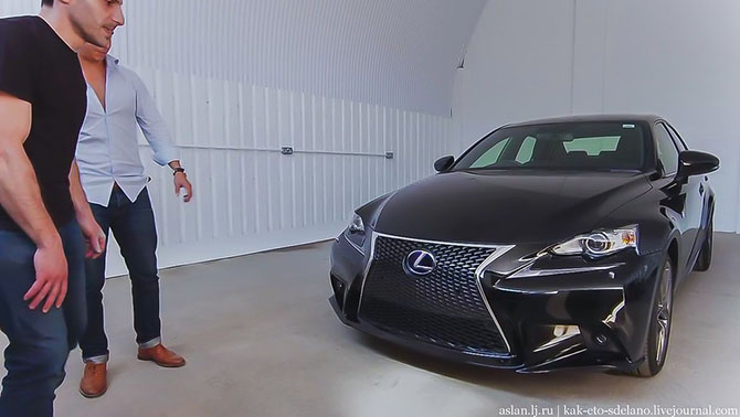 Как сделать настоящий Lexus из картона Как сделать настоящий Lexus из картона