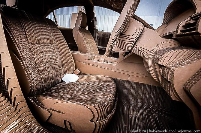 Как сделать настоящий Lexus из картона Как сделать настоящий Lexus из картона