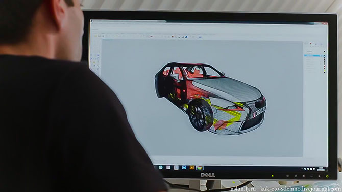 Как сделать настоящий Lexus из картона Как сделать настоящий Lexus из картона