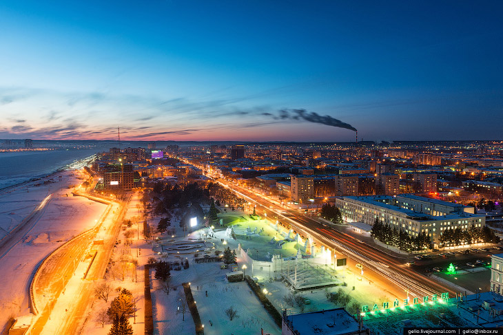 Благовещенск с высоты Благовещенск с высоты