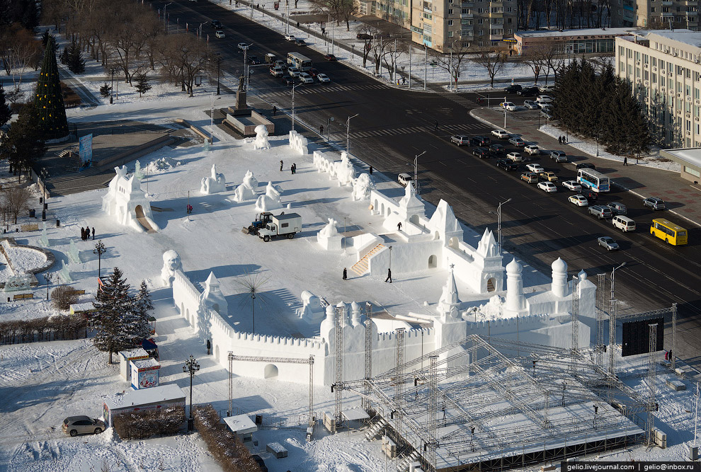 Благовещенск с высоты Благовещенск с высоты