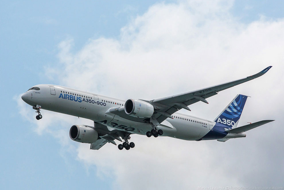 Новый самолет Airbus A350 Новый самолет Airbus A350