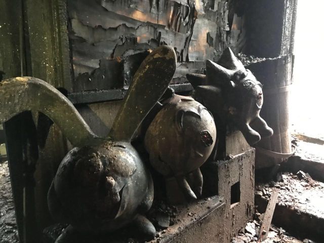 Комната смеха сгорела в Красноярске