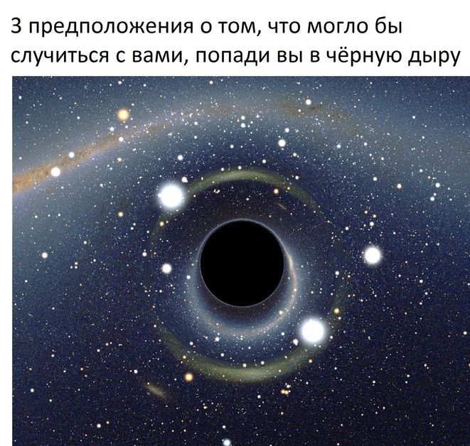 Что будет, если попасть в черную дыру