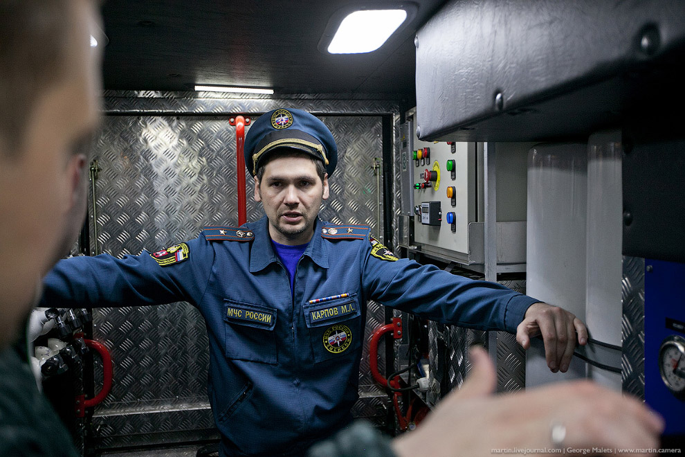 Пожарная часть изнутри Пожарная часть изнутри
