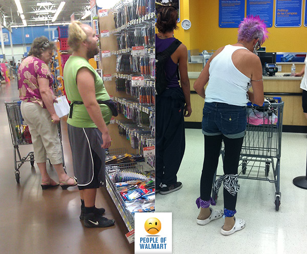 Экстравагантные покупатели Walmart