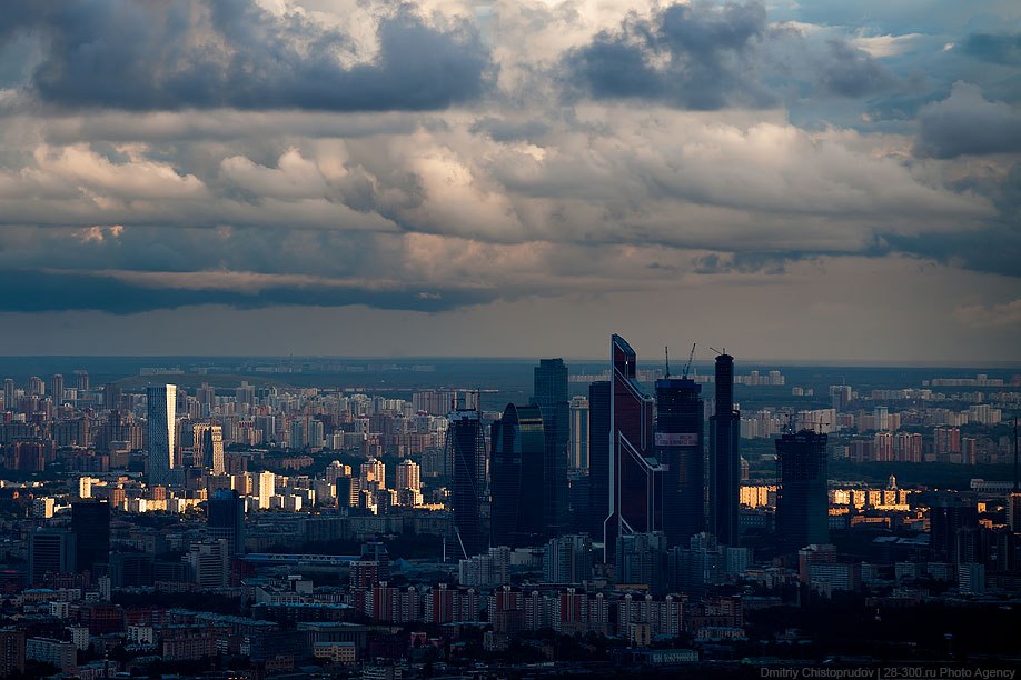Москва в облаках Москва в облаках
