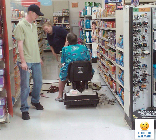 Экстравагантные покупатели Walmart