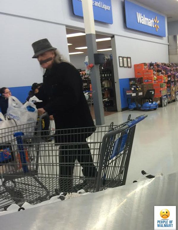 Экстравагантные покупатели Walmart