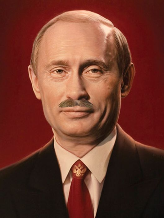 Сайт фанатов Путина с усами (43 фото)