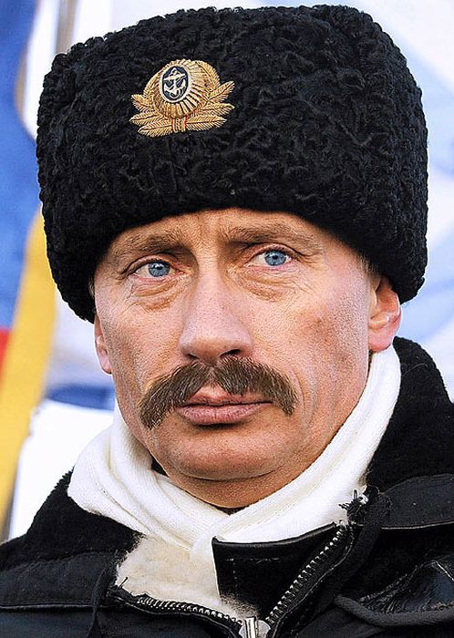 Сайт фанатов Путина с усами (43 фото)