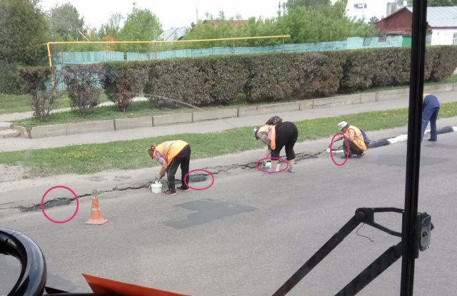 Ударная работа тамбовских дорожников