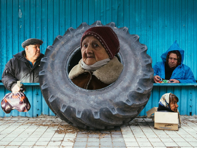 Манекены и бомжи на коллажах Игоря Горы Манекены и бомжи на коллажах Игоря Горы