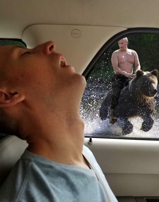 Фотожабы: пока твой друг спал