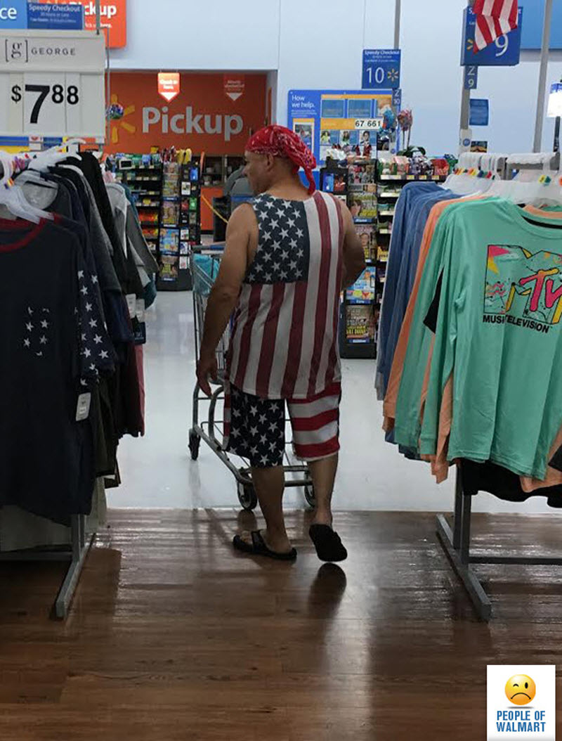 Экстравагантные покупатели Walmart