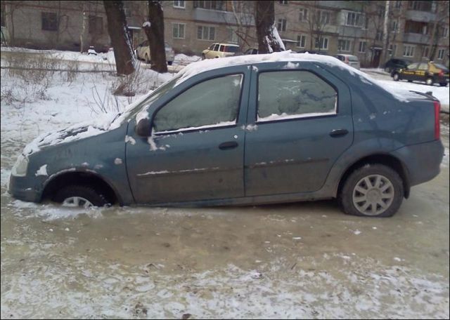Не повезло с парковкой