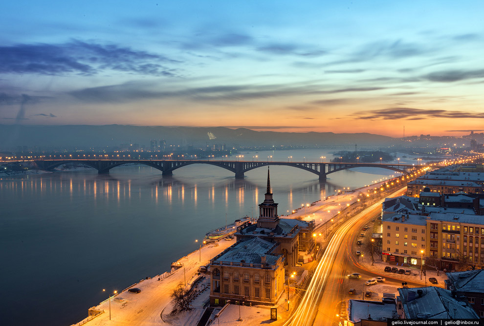 Зимний Красноярск Зимний Красноярск