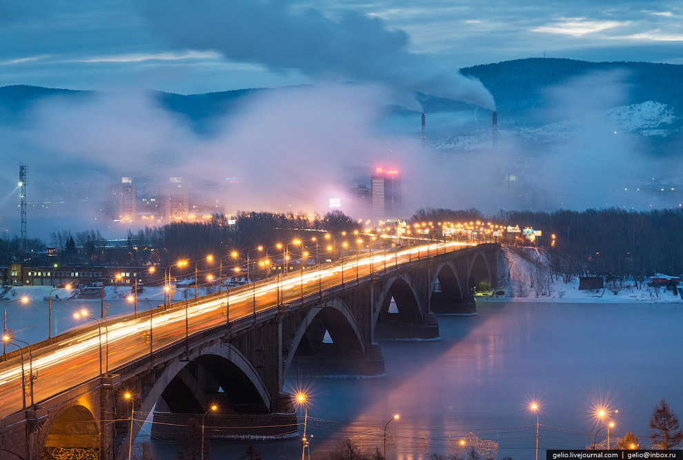 Зимний Красноярск Зимний Красноярск
