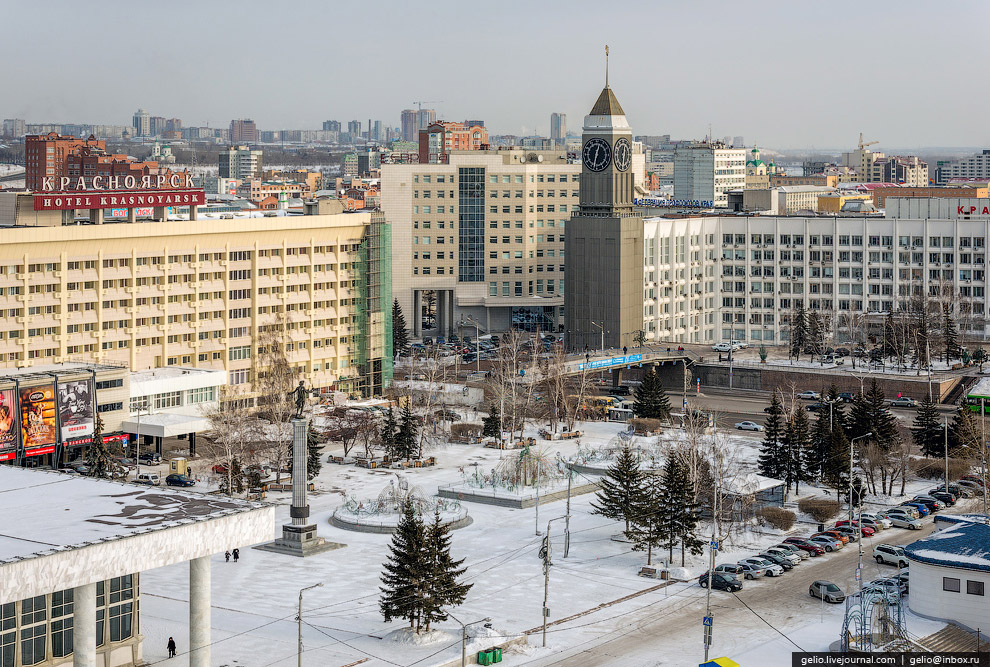 Зимний Красноярск Зимний Красноярск
