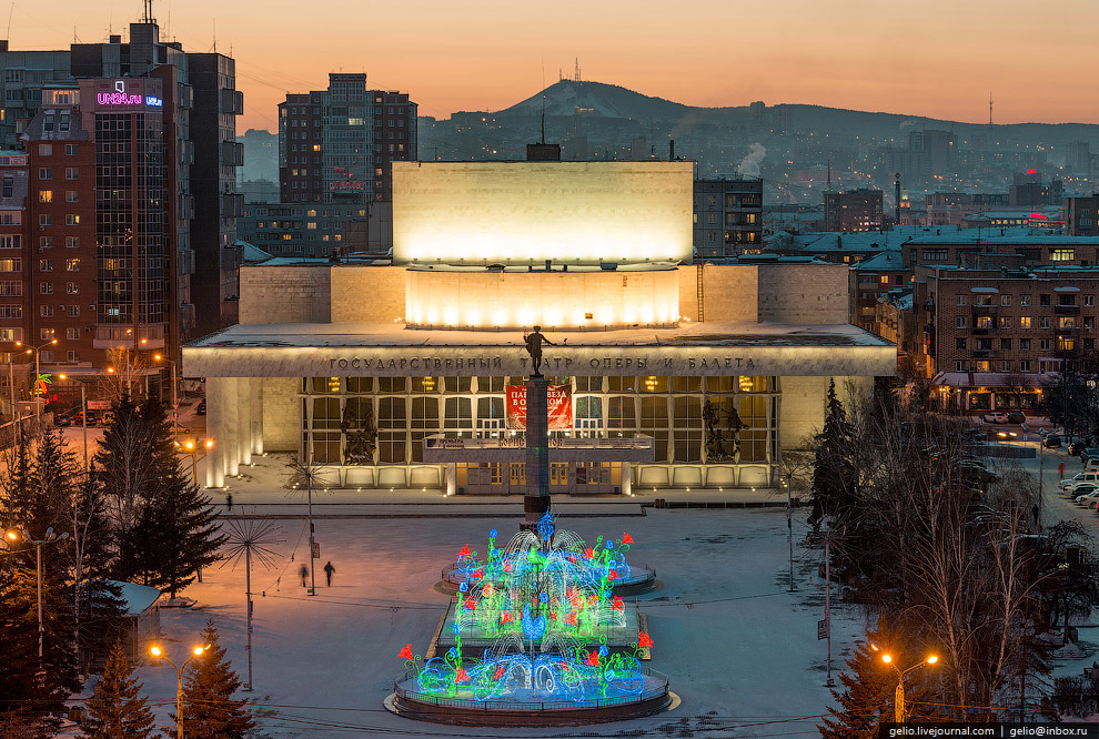 Зимний Красноярск Зимний Красноярск