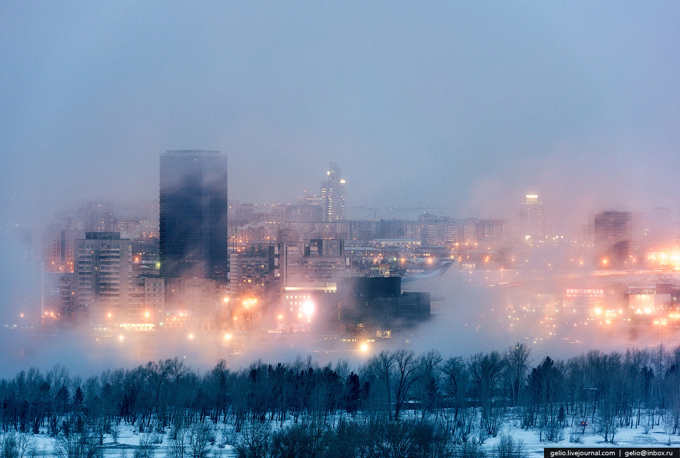 Зимний Красноярск Зимний Красноярск