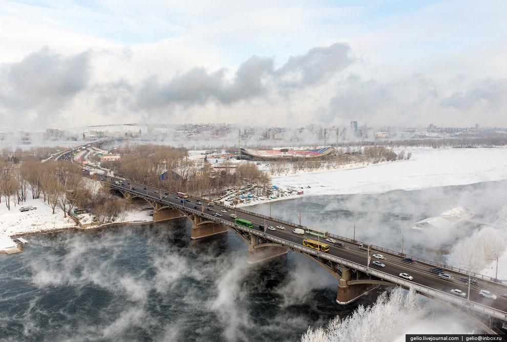 Зимний Красноярск Зимний Красноярск