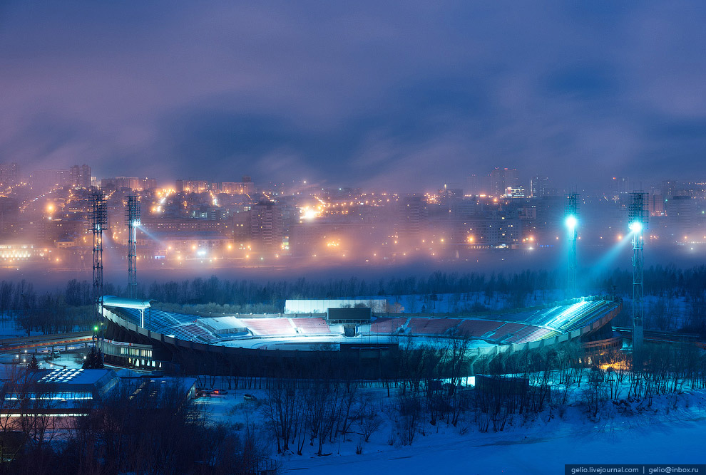 Зимний Красноярск Зимний Красноярск