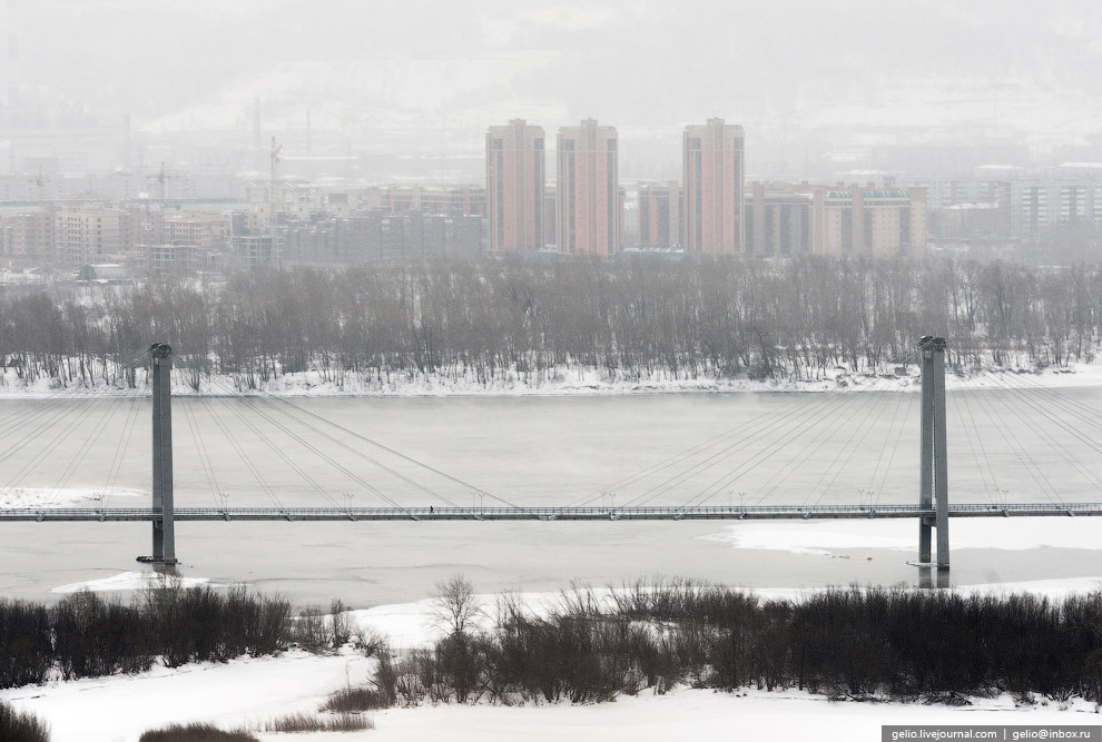 Зимний Красноярск Зимний Красноярск