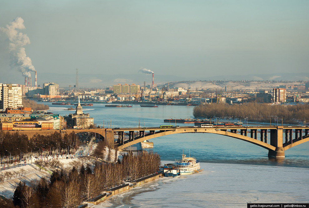 Зимний Красноярск Зимний Красноярск
