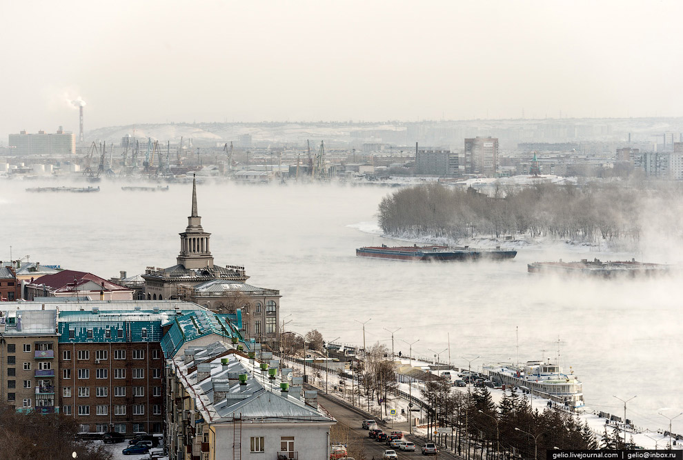 Зимний Красноярск Зимний Красноярск