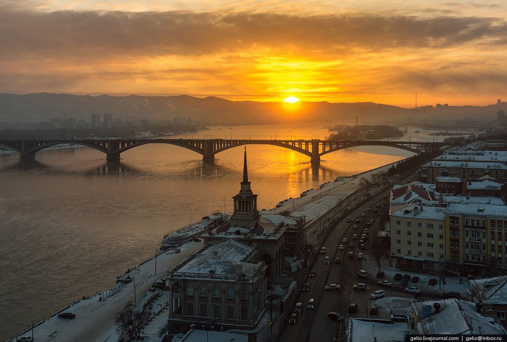 Зимний Красноярск Зимний Красноярск