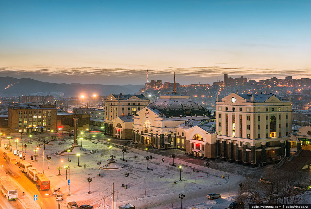 Зимний Красноярск Зимний Красноярск