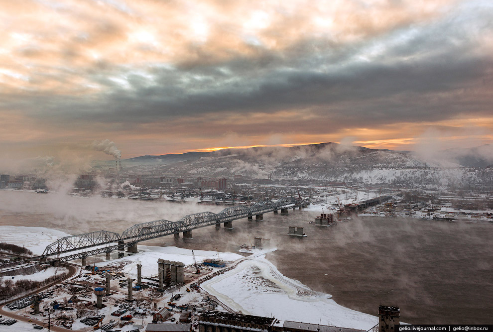 Зимний Красноярск Зимний Красноярск
