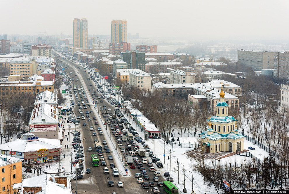 Зимний Красноярск Зимний Красноярск