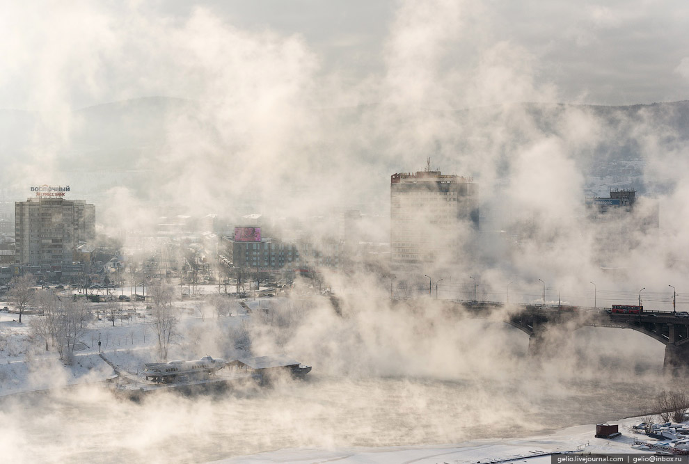 Зимний Красноярск Зимний Красноярск
