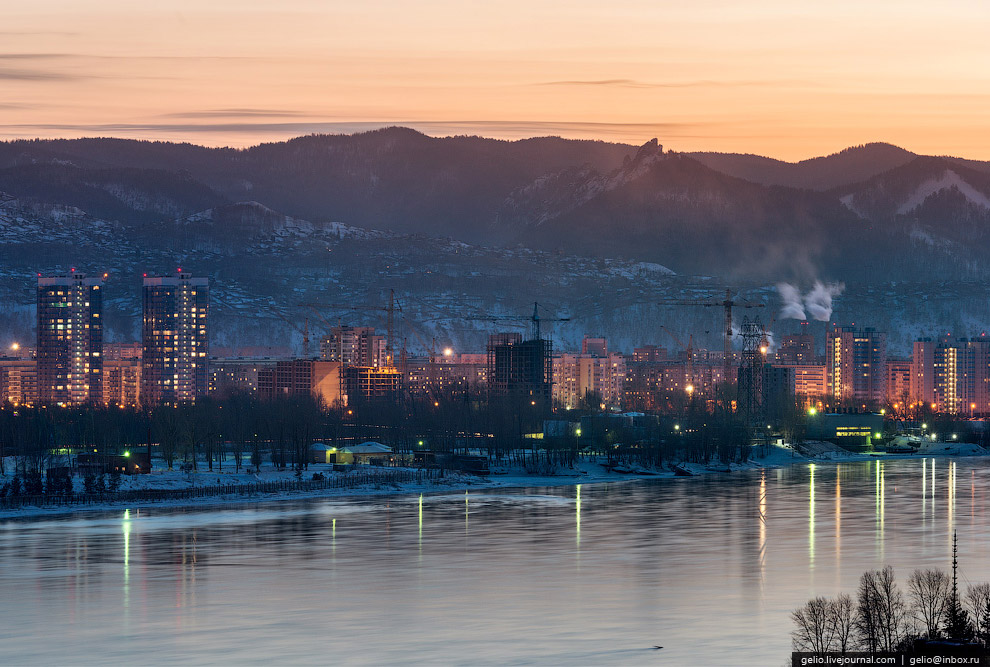 Зимний Красноярск Зимний Красноярск