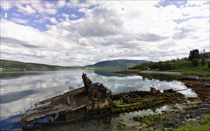 Странные фотографии с Google Street. Часть 2