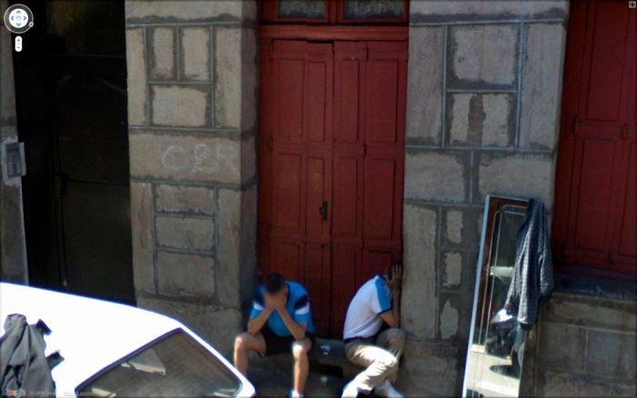 Странные фотографии с Google Street. Часть 2
